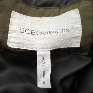 Olive Green, BCBG Winter Puffer Jacket, barely used